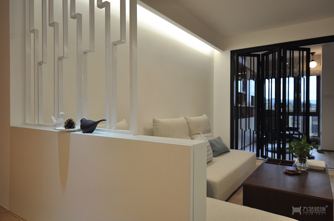 入户设置半隔断