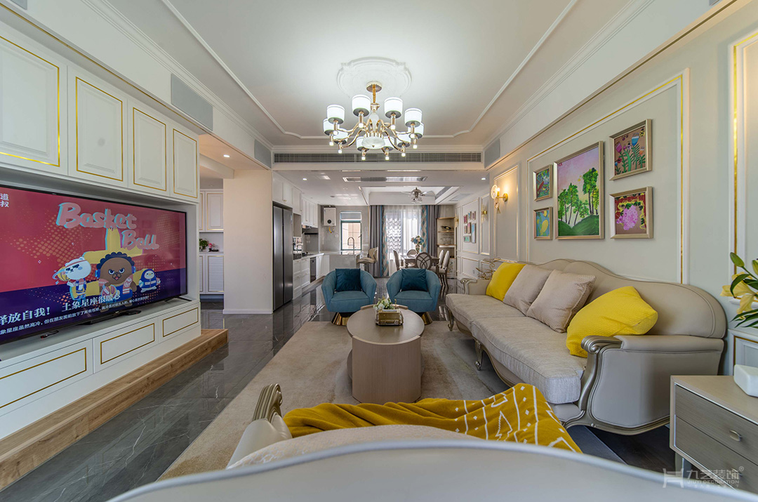 空间呈现甜美灵动的感觉