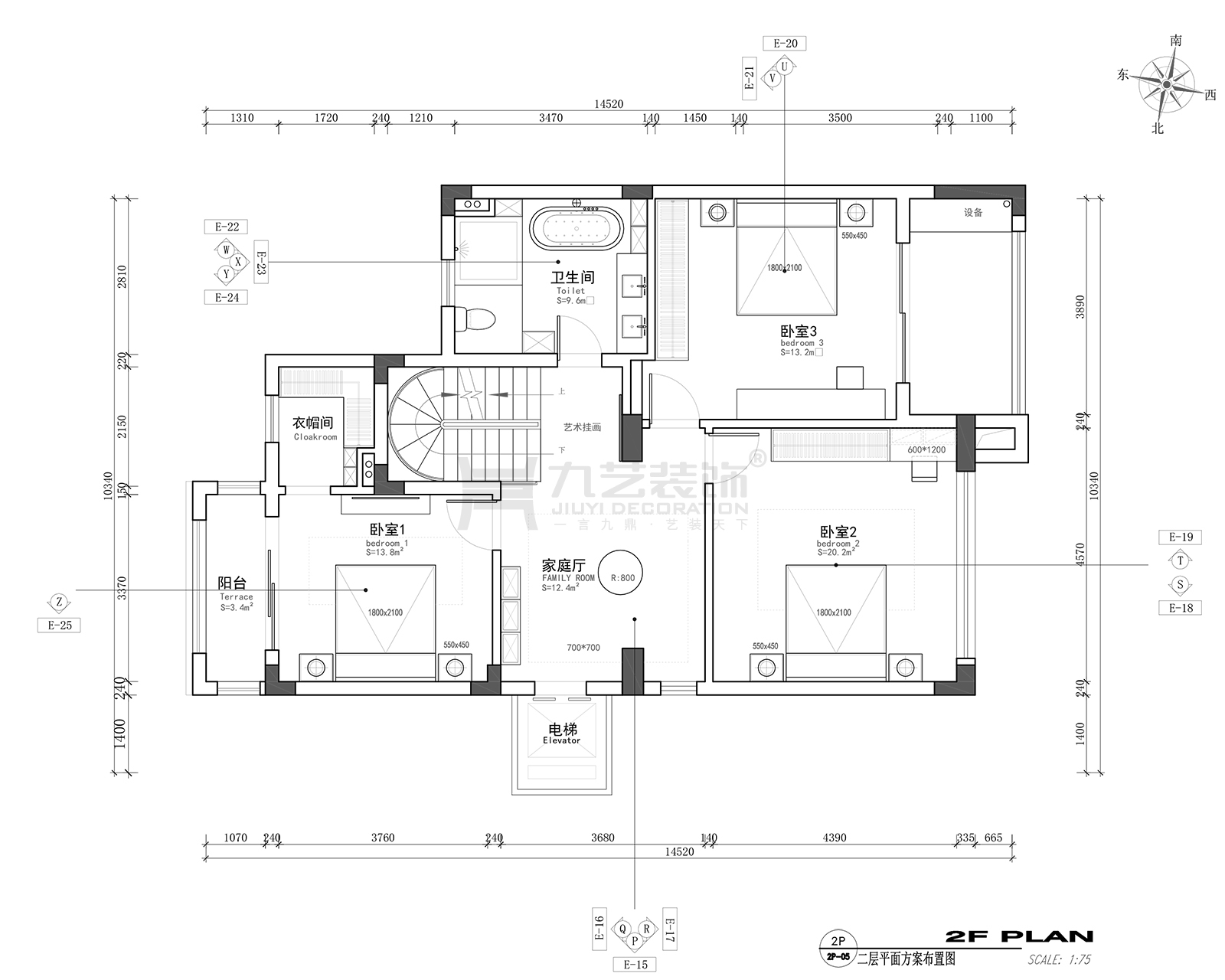 二层平面设计图