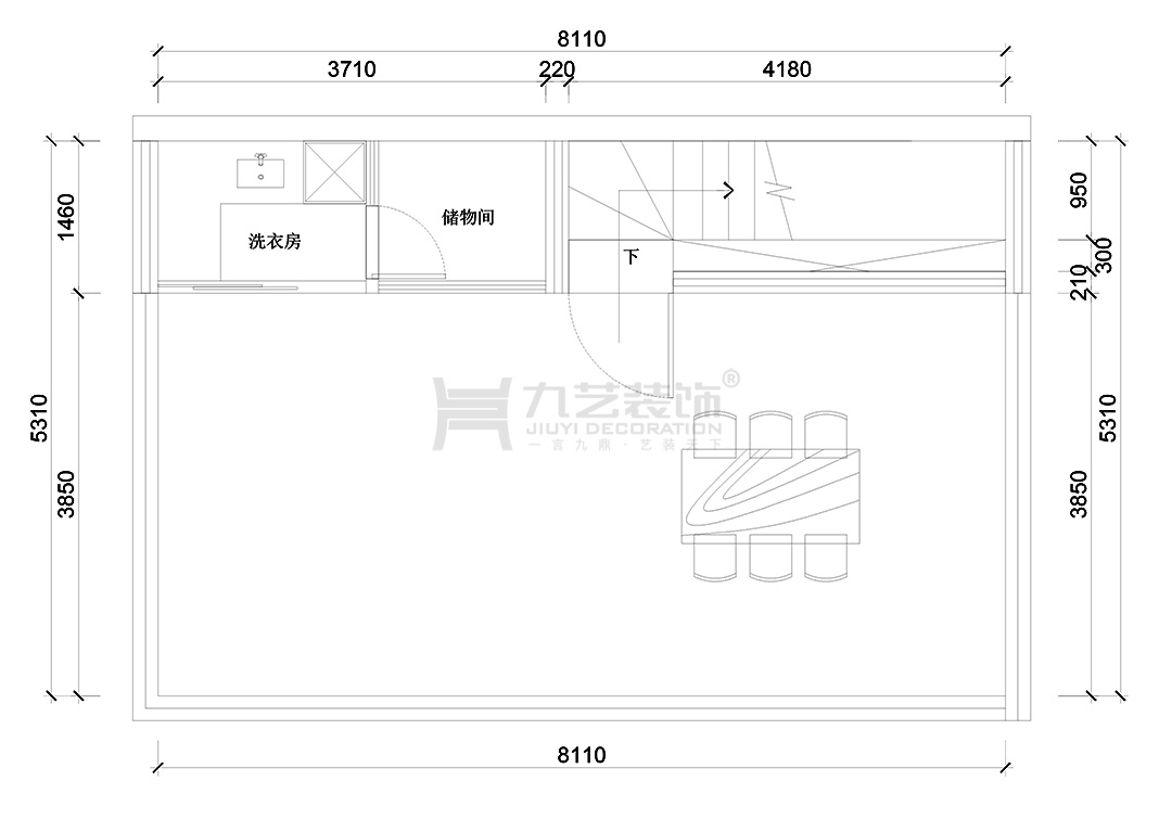 顶楼平面布置图