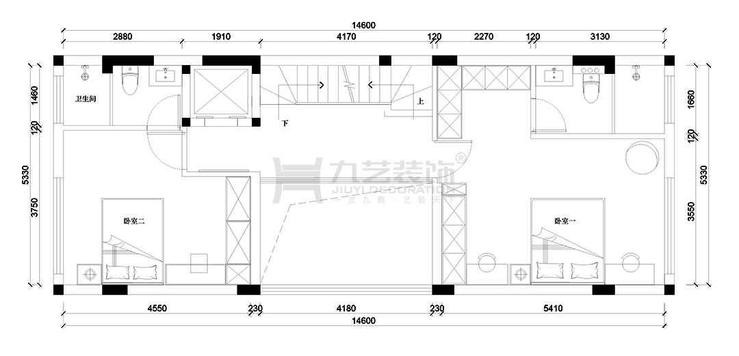 二楼平面布置图