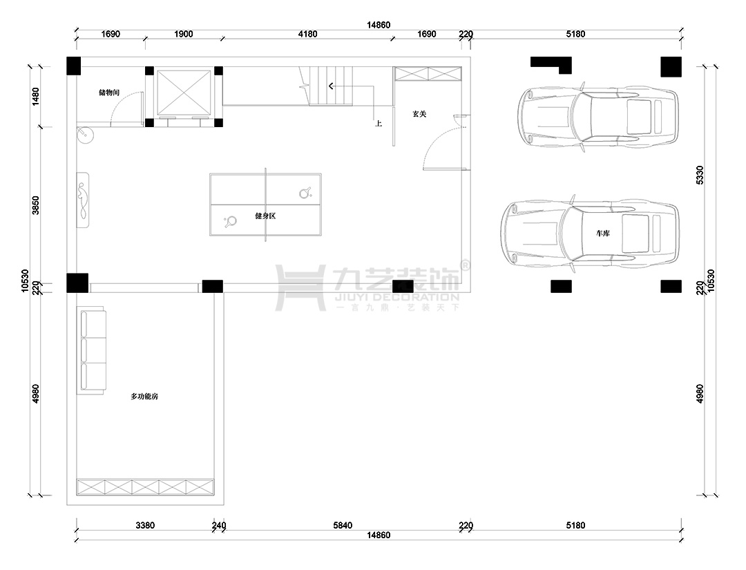 负二楼平面布置图