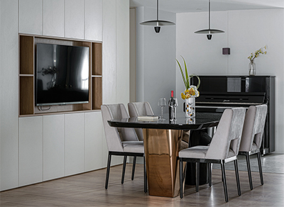 凤凰城-240㎡演绎色彩美学