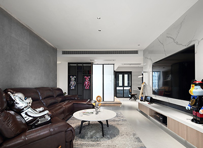 金茂府-180㎡现代简约的爱乐之家