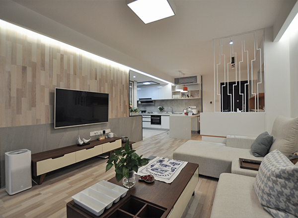 天健上城-90㎡平简约日系