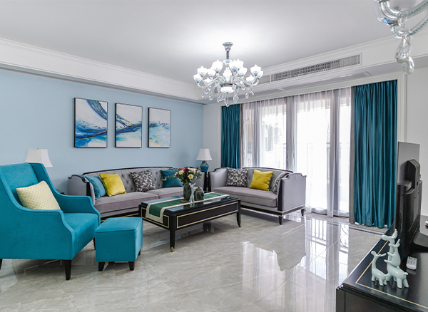 君临世家-188㎡纯白+蓝色