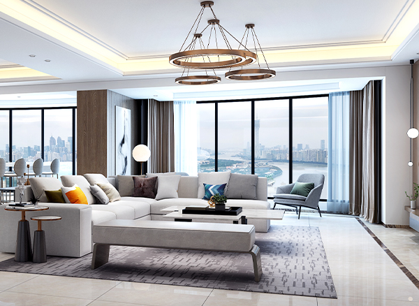 600㎡大平层无敌江景奢宅，对望广州塔