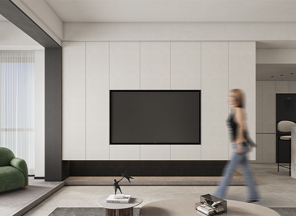 90㎡现代轻奢风，开放式布局，视野开阔!