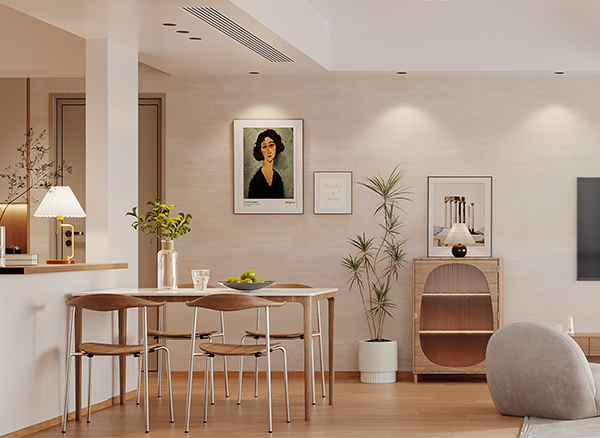 天力居-90㎡现代简约造型简洁