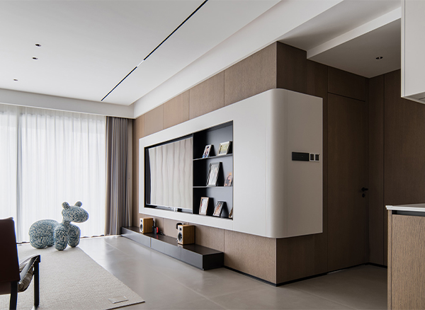 海滨花园-180㎡现代极简，缔造静谧生活空间