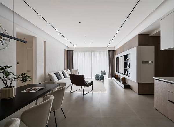 海滨花园-180㎡现代极简设计，缔造静谧生活空间