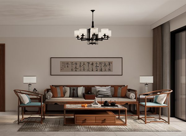 江山翠苑-134㎡新中式家居，中式美学的现代演绎