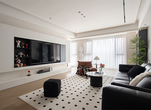 淘金花园-137㎡探索现代简约的舒适美学