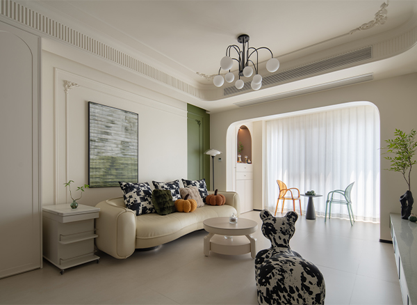 星河·东悦湾-123㎡法式奶油风精装房装