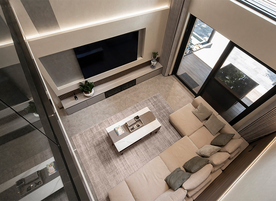 藏珑府-312㎡现代简约风，包豪斯构建感拉满，时尚又优雅