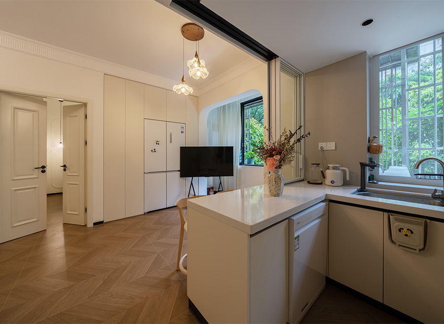 赤岗一街-60㎡轻法式小户型大爆改