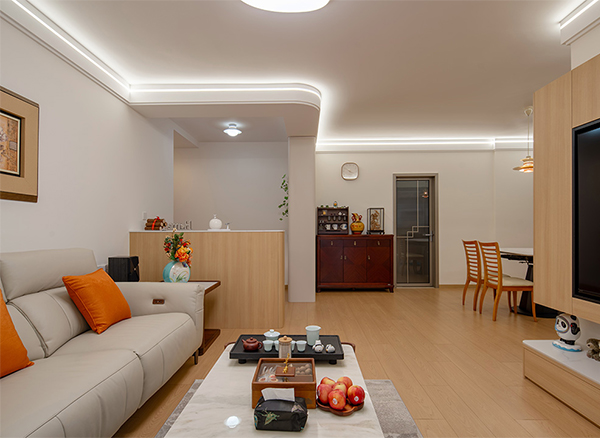 广州·玉轮阁-126㎡现代原木《时光的容器》