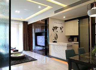 富春山居-133㎡咖啡牛奶融合