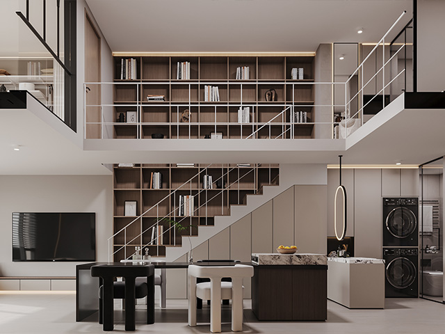 勤天大厦-现代复式房